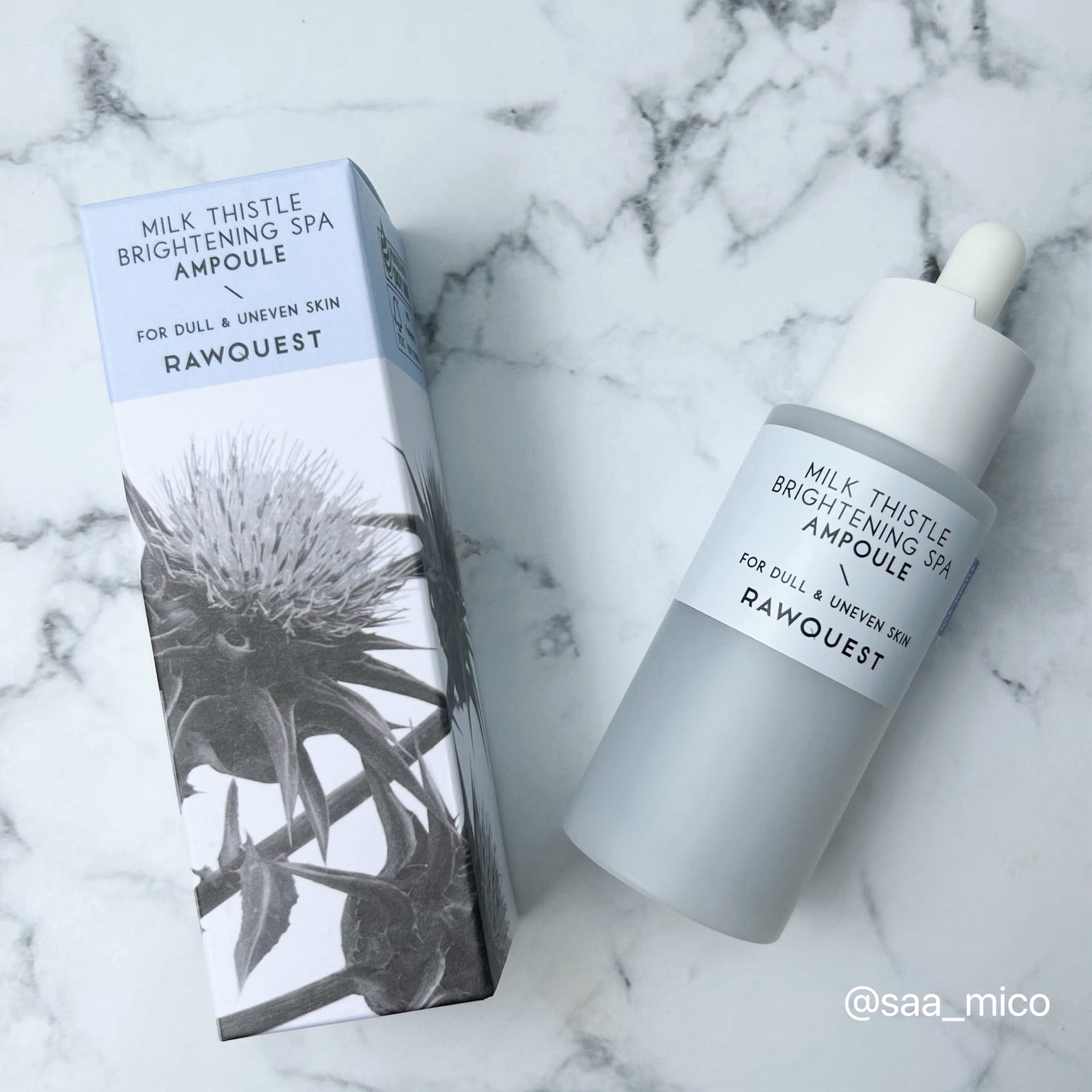 ミルクシスルブライトニングスパ アンプル/RAWQUEST/美容液を使ったクチコミ(2枚目)