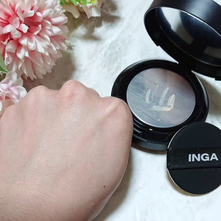 タトゥークッションファンデーション/INGA/クッションファンデーションを使ったクチコミ(4枚目)