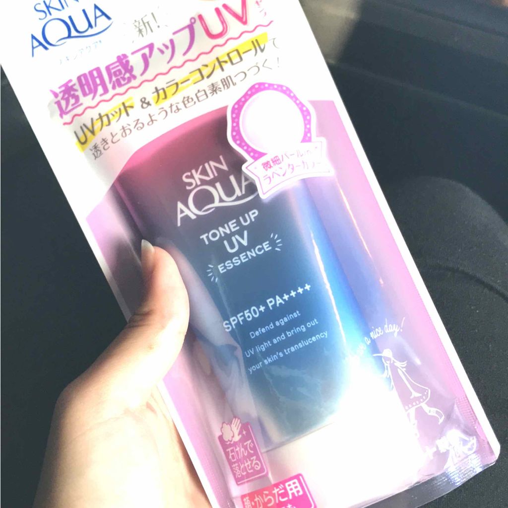 スキンアクア トーンアップUVエッセンス/スキンアクア/日焼け止めクリームを使ったクチコミ(1枚目)