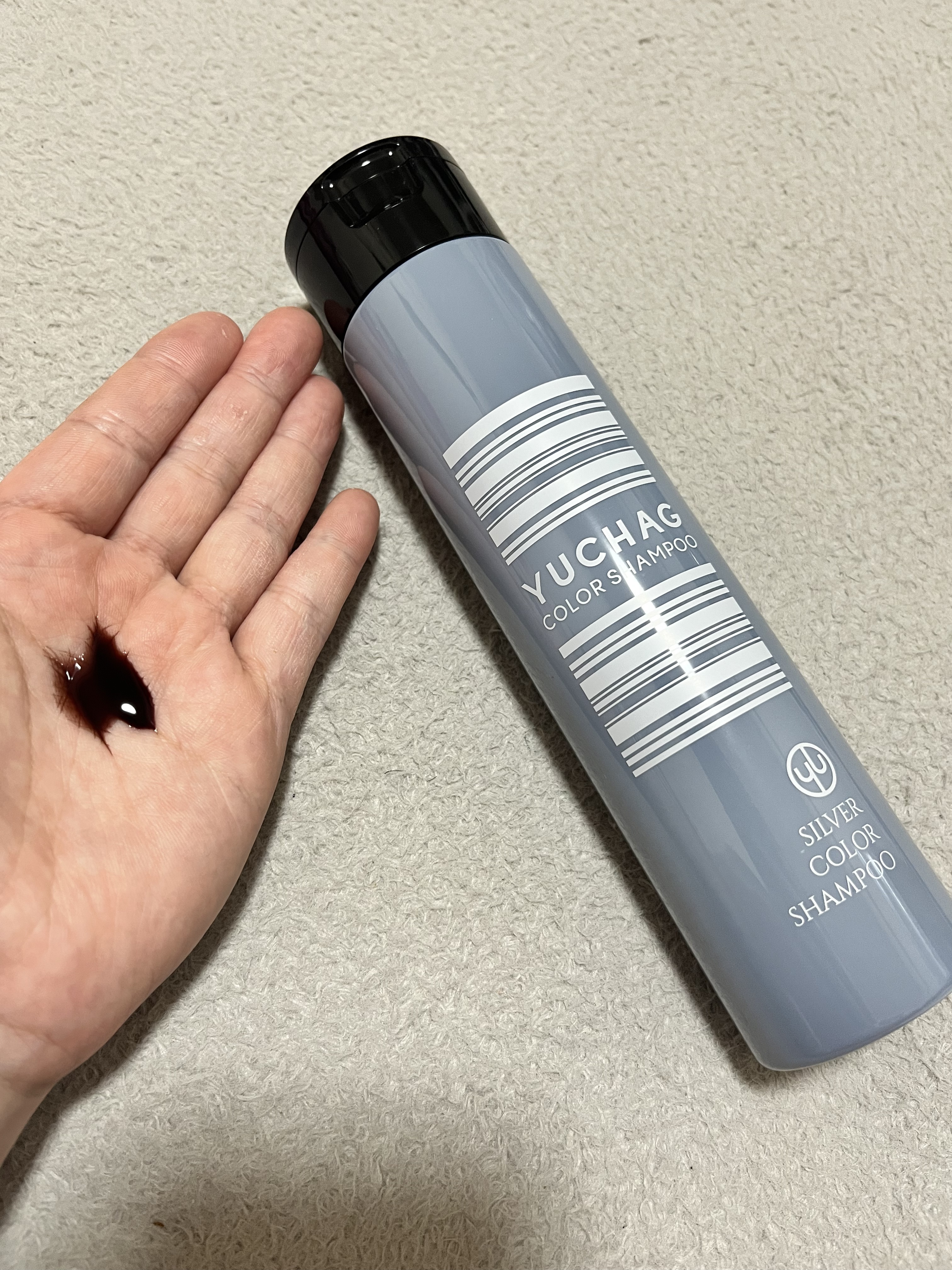 ユチャ　カラーシャンプー/カラートリートメント/YUCHAG/市販シャンプーを使ったクチコミ（2枚目）