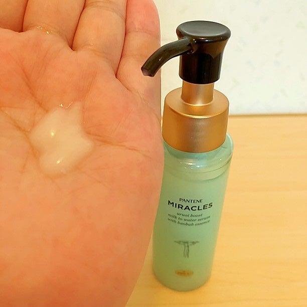 ミラクルズ うるおいブーストミルクウォーターセラム/パンテーン/アウトバストリートメントを使ったクチコミ(5枚目)