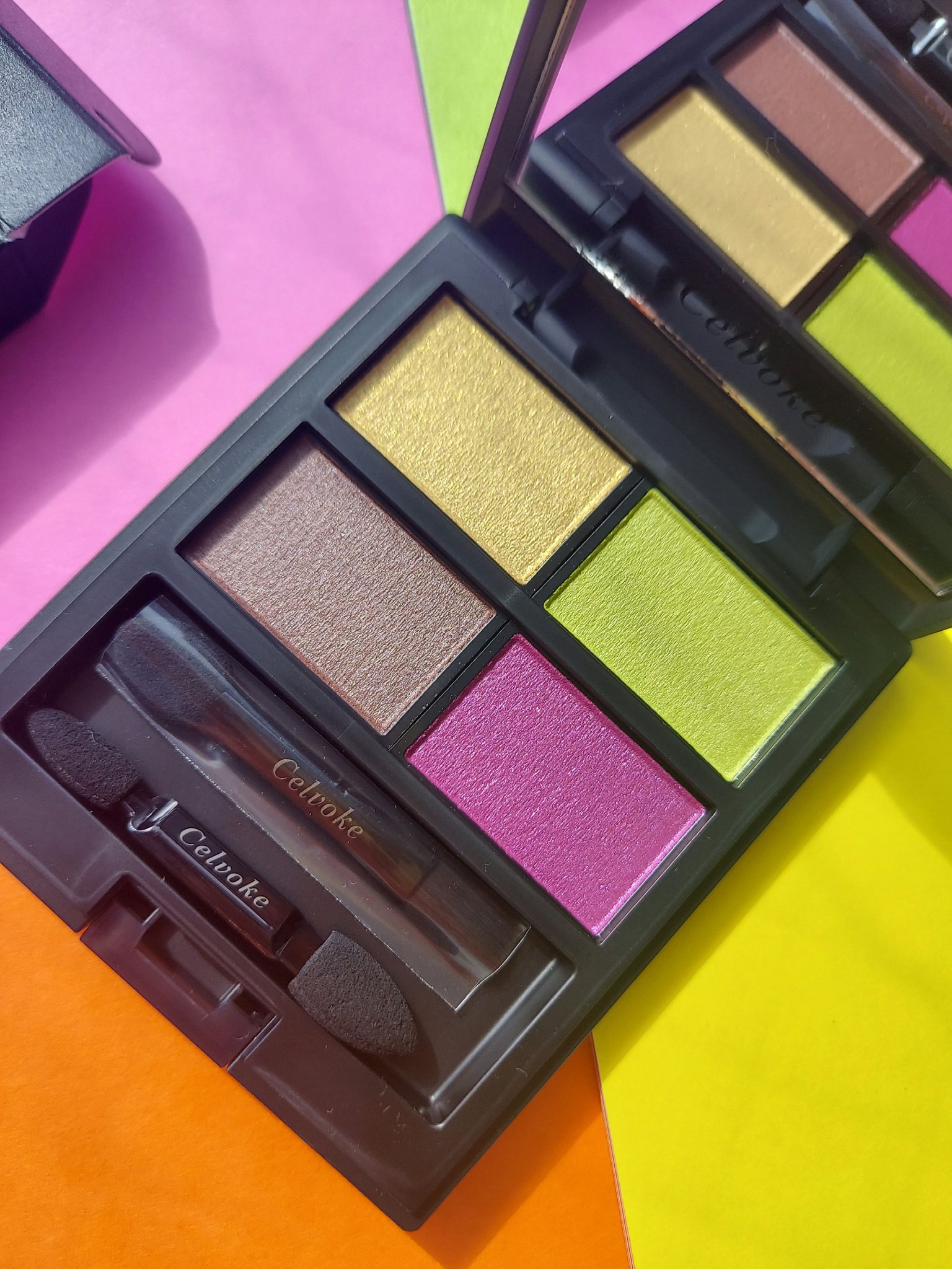 セルヴォーク ヴァティック アイパレット EX06 コスモスガーデン/Celvoke/アイシャドウパレットを使ったクチコミ（3枚目）