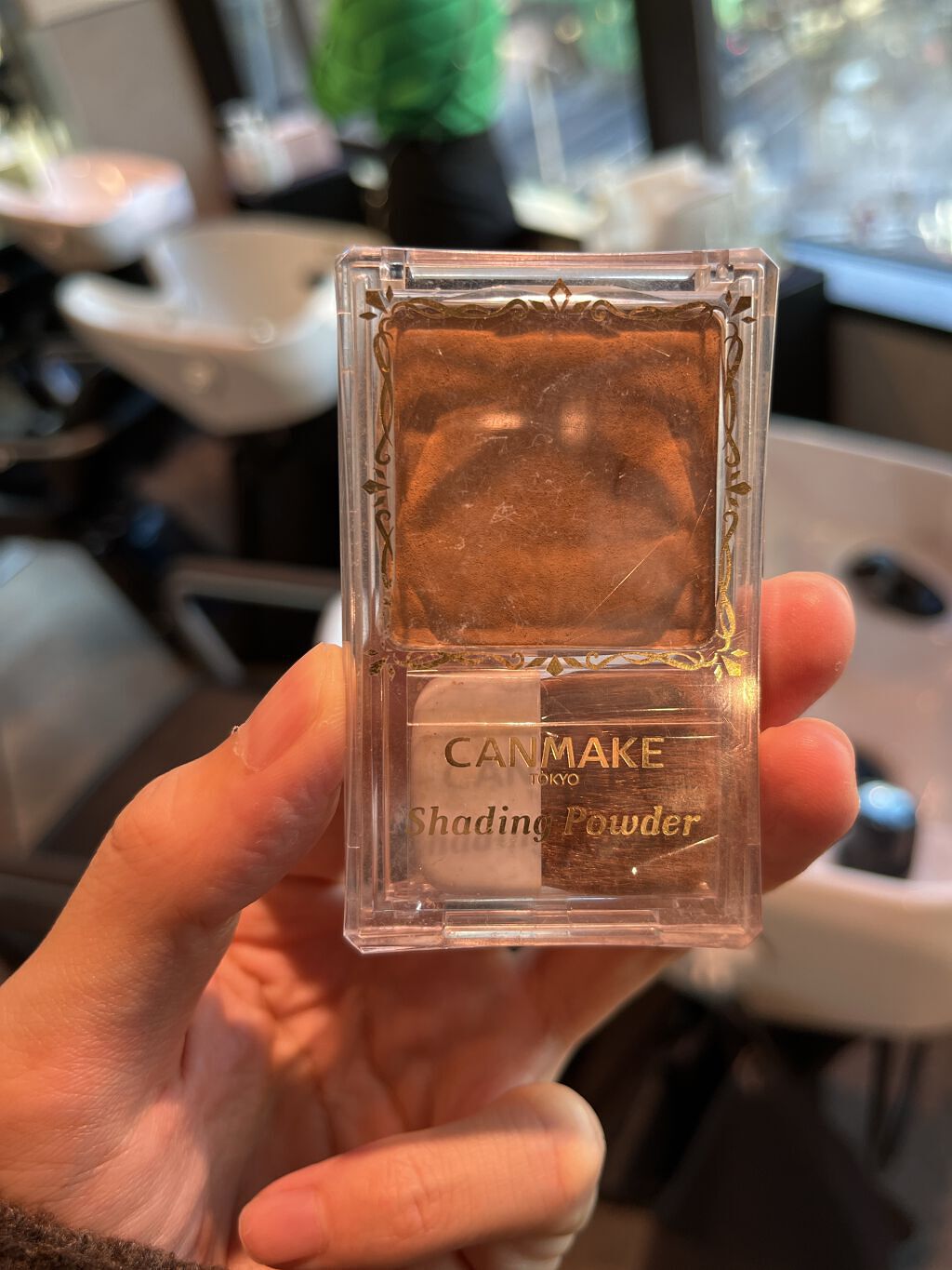シェーディングパウダー/キャンメイク/シェーディングを使ったクチコミ（1枚目）
