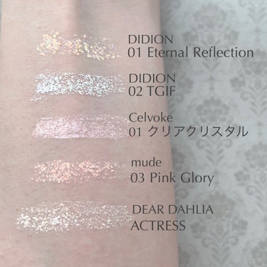 パラダイス シャイン アイ シークイン アクトレス/DEAR DAHLIA/リキッドアイシャドウを使ったクチコミ（2枚目）