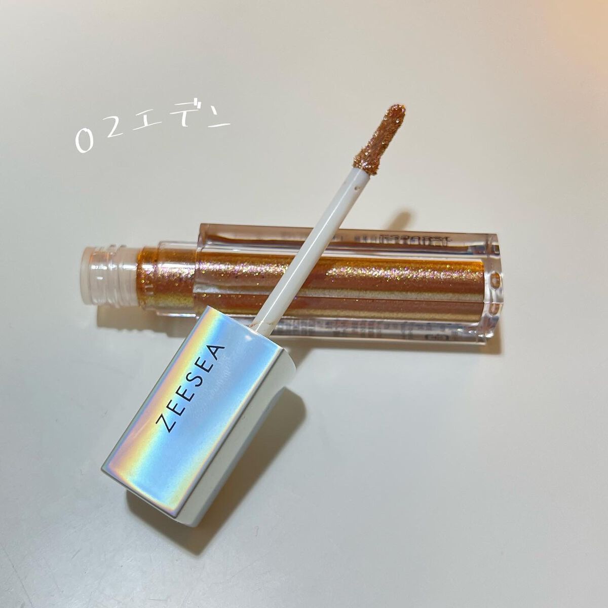 ダイヤモンドシリーズ 星空リキッドアイシャドウ/ZEESEA/リキッドアイシャドウを使ったクチコミ（2枚目）