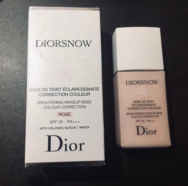 スノー メイクアップ ベース UV35 SPF35／PA+++/Dior/化粧下地を使ったクチコミ（1枚目）