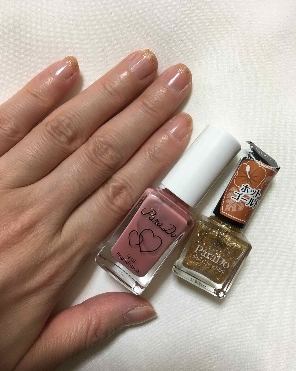 ネイルファンデーション/パラドゥ/マニキュアを使ったクチコミ（1枚目）