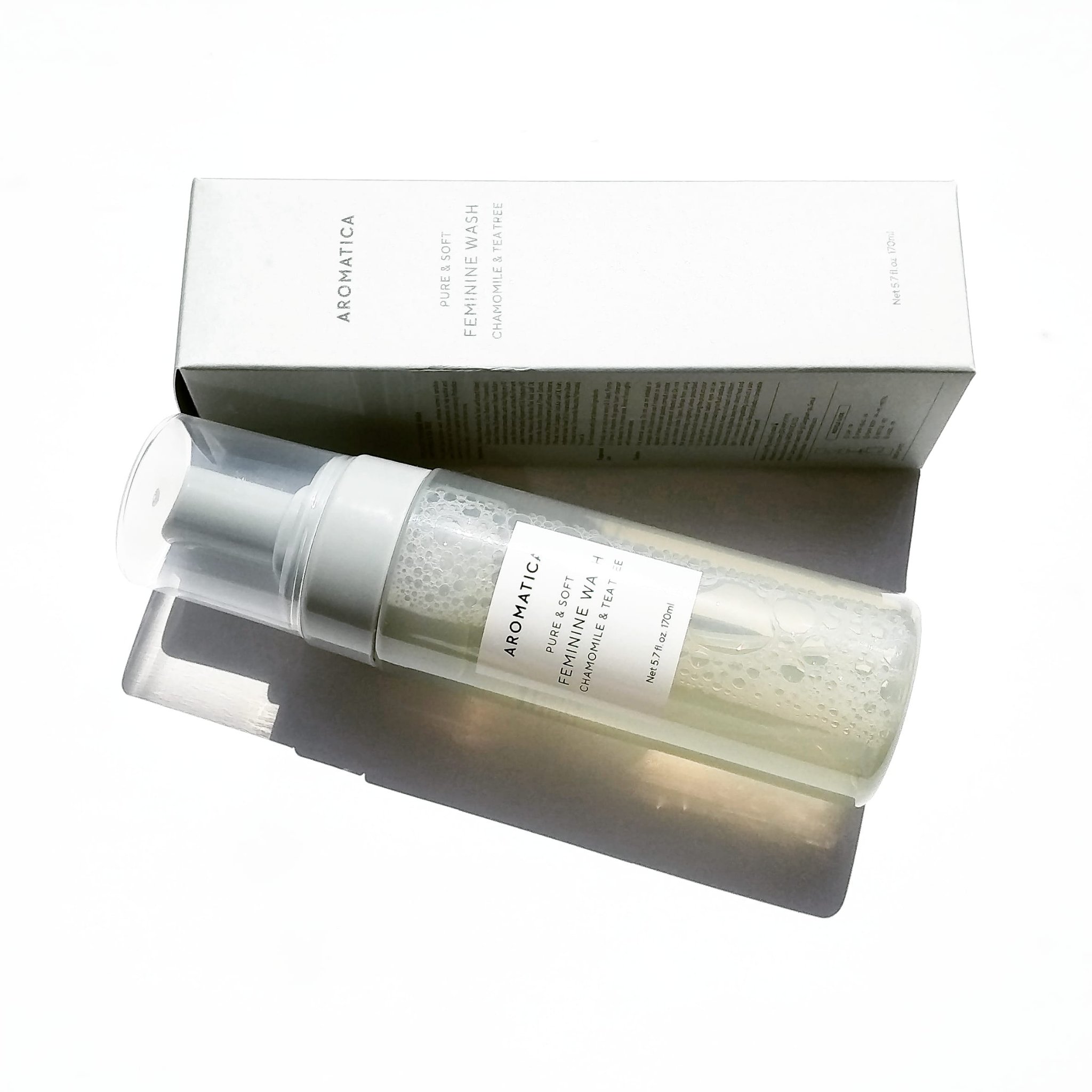 ピュア＆ソフトデリケートゾーンソープカモミール＆ティーツリー/AROMATICA/デリケートゾーンケアを使ったクチコミ（1枚目）