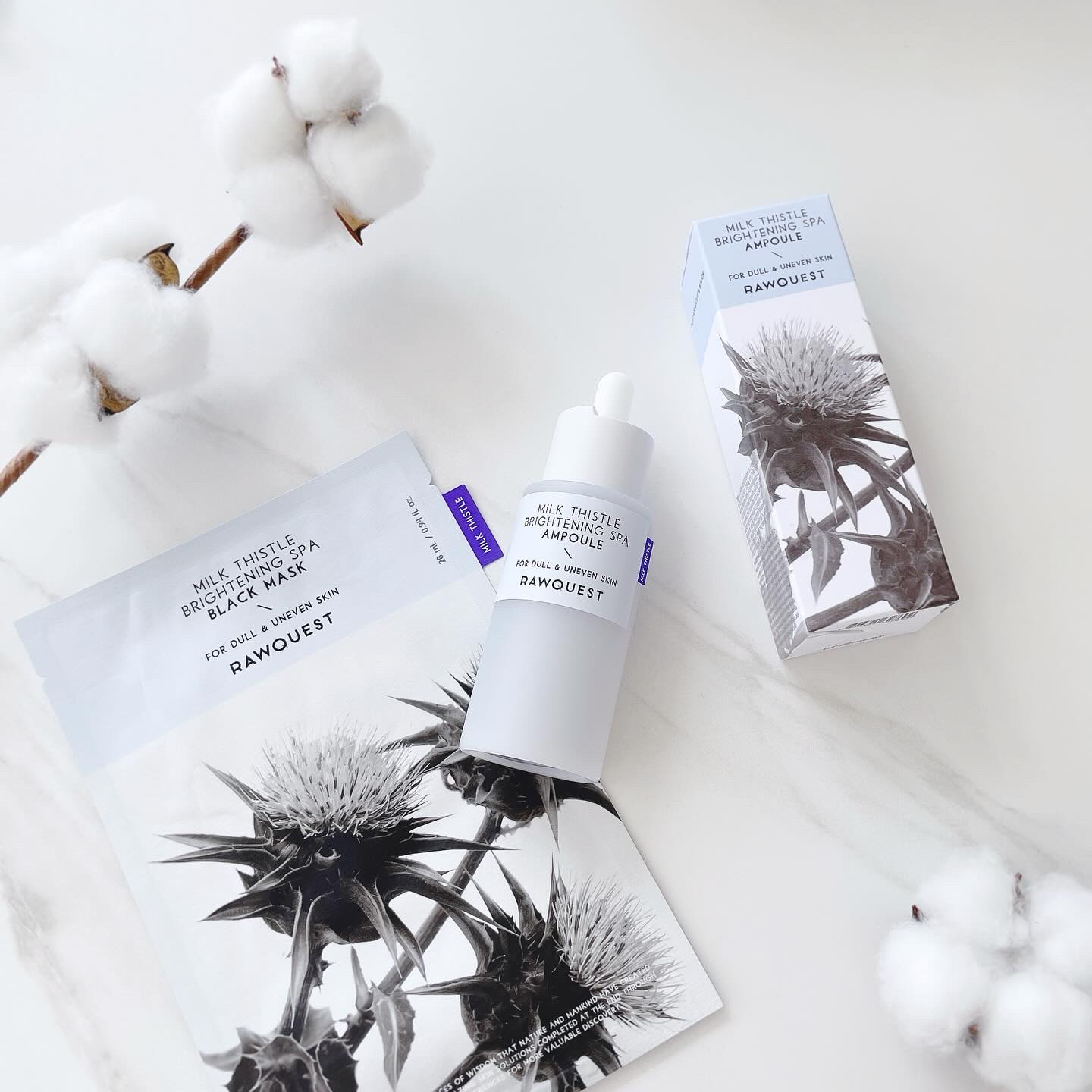 ミルクシスルブライトニングスパ アンプル/RAWQUEST/美容液を使ったクチコミ（1枚目）