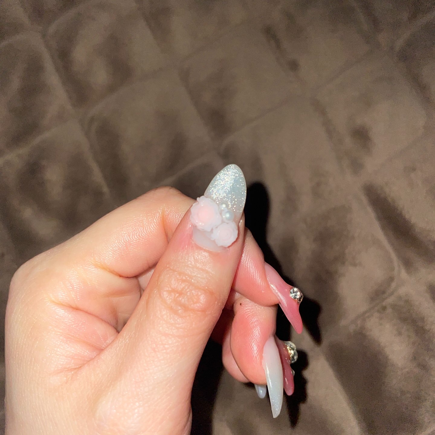 アイシングジェルネイル/セリア/ジェルネイルを使ったクチコミ（2枚目）