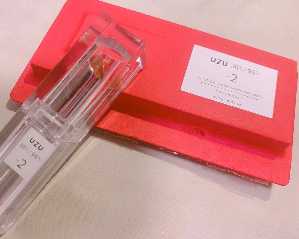 38°C / 99°F Lipstick <TOKYO>/UZU BY FLOWFUSHI/口紅を使ったクチコミ(1枚目)