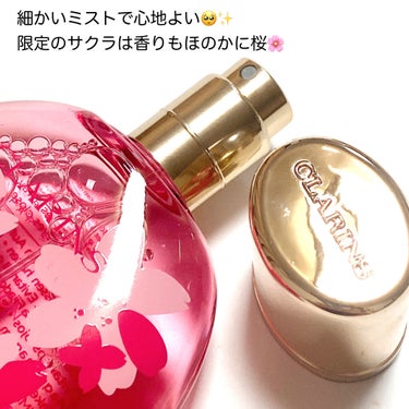 フィックス メイクアップ サクラ/CLARINS/ミスト状化粧水を使ったクチコミ（3枚目）