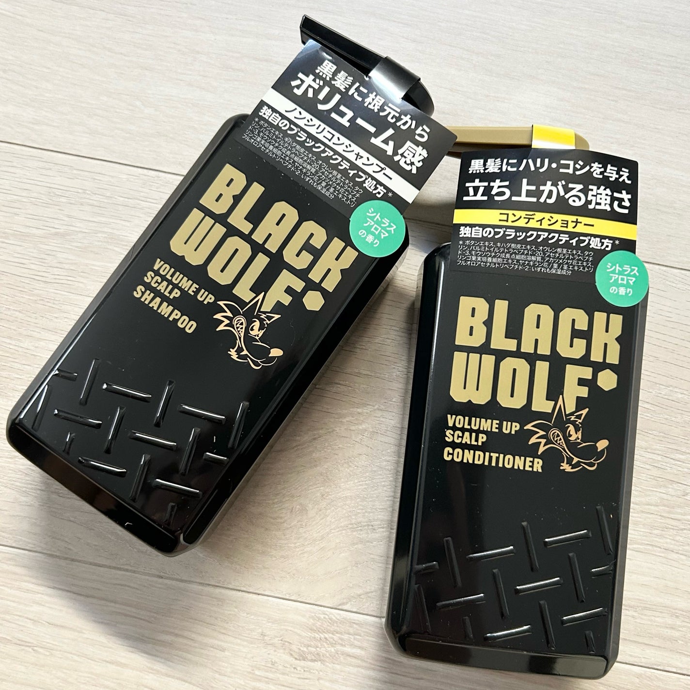 ブラックウルフ ボリュームアップスカルプシャンプー/大正製薬/市販シャンプーを使ったクチコミ(1枚目)