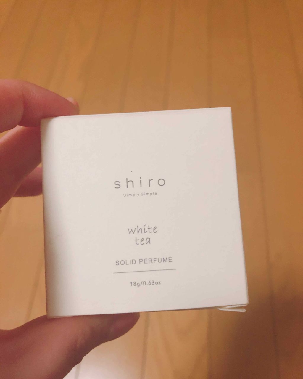ホワイトティー 練り香水/SHIRO/練り香水を使ったクチコミ（2枚目）