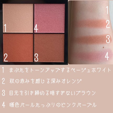 リアルクローズシャドウ/excel/アイシャドウパレットを使ったクチコミ(3枚目)