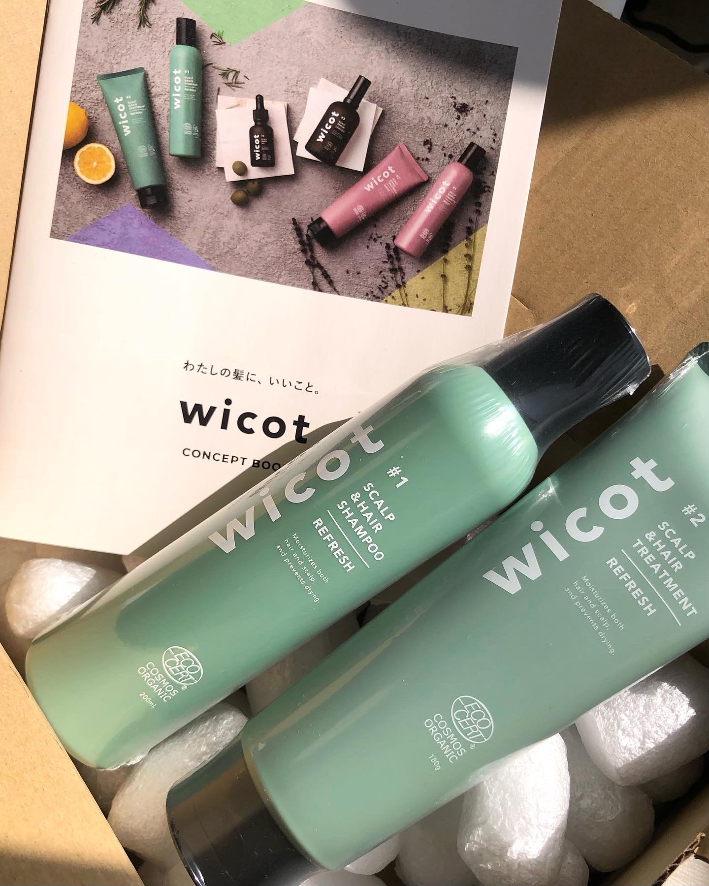 スカルプ＆ヘア シャンプー/トリートメント リフレッシュ｜wicotの