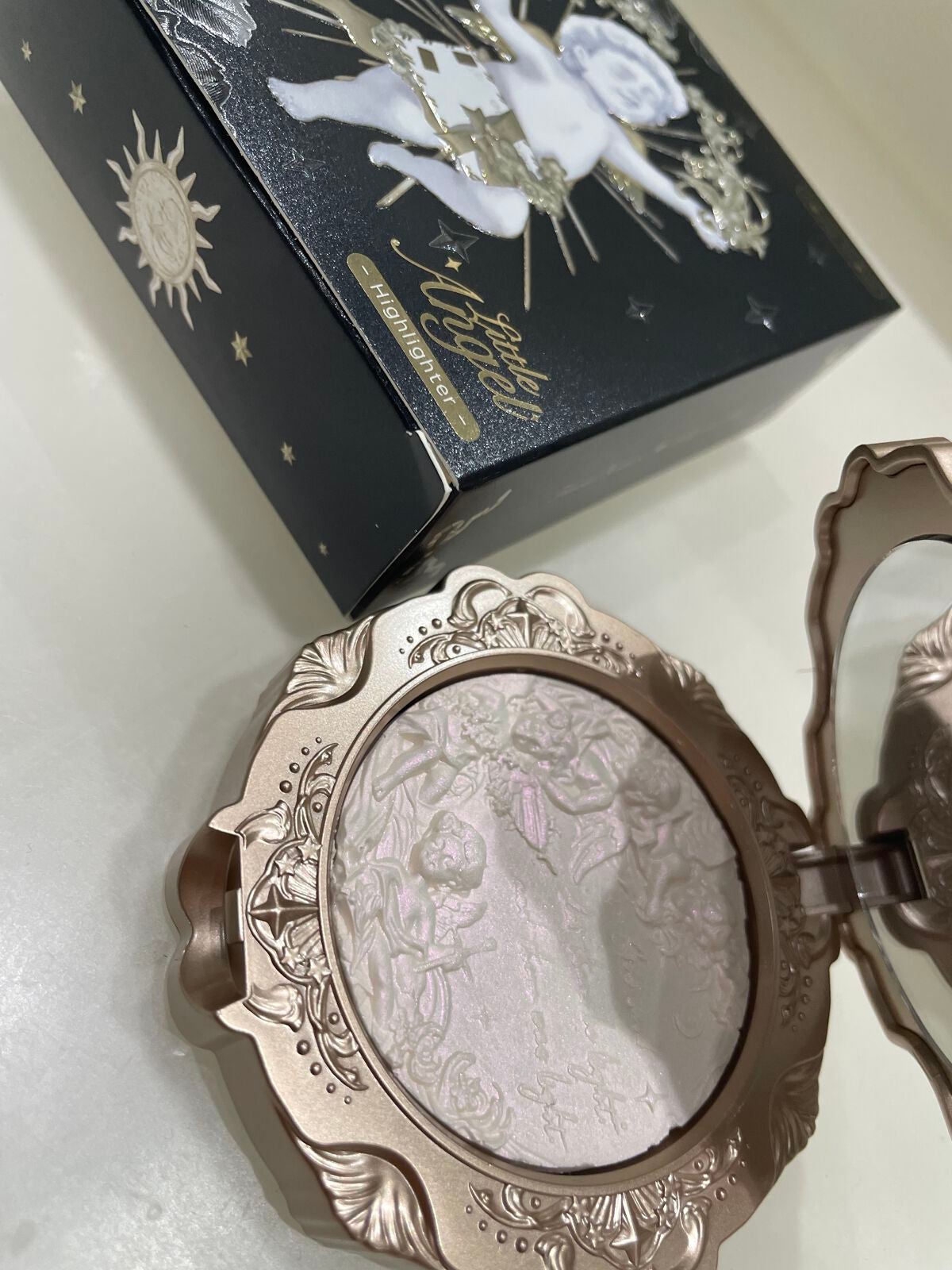 リトルエンジェル ハイライター/FlowerKnows/パウダーハイライトを使ったクチコミ(2枚目)