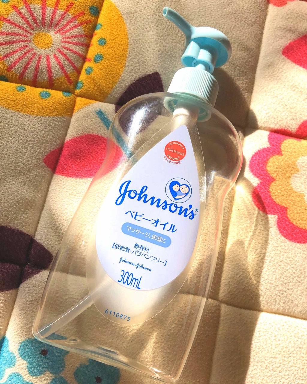 ジョンソン ベビーオイル 無香料/ジョンソンベビー/ボディオイルを使ったクチコミ(1枚目)