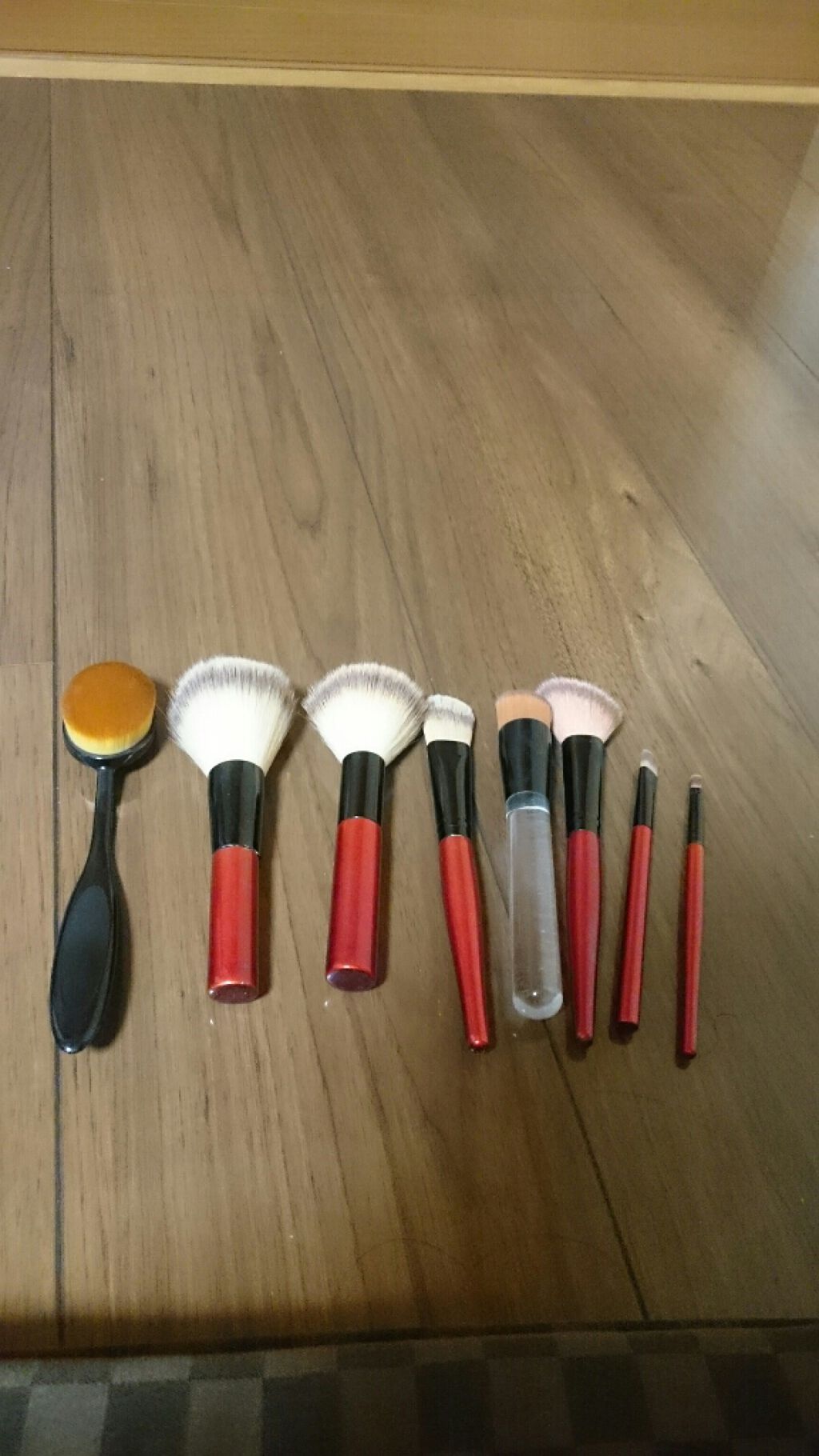 春姫 ファンデーションブラシ/DAISO/メイクブラシを使ったクチコミ（2枚目）