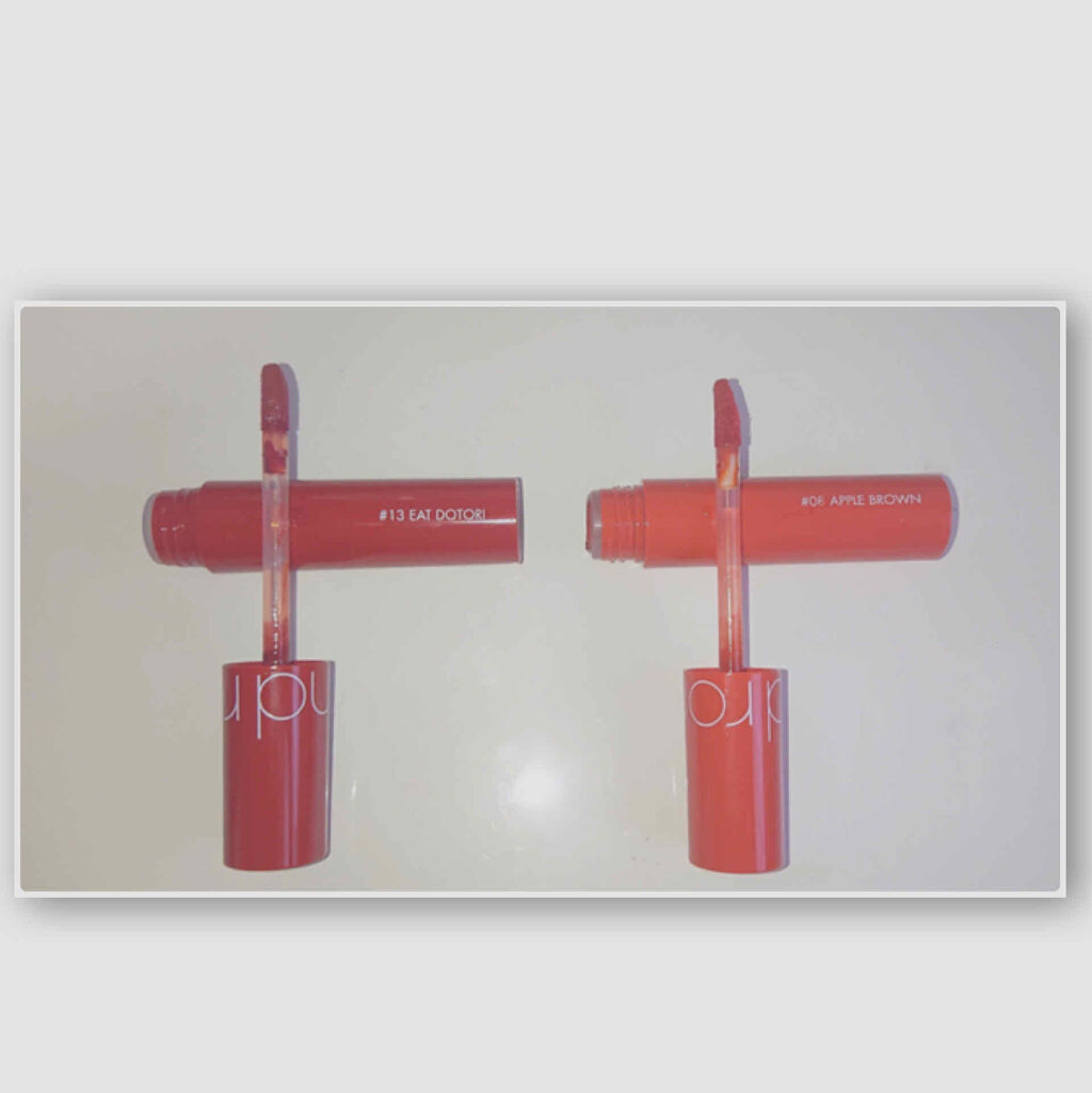 ジューシーラスティングティント/rom&nd/リップティントを使ったクチコミ（2枚目）