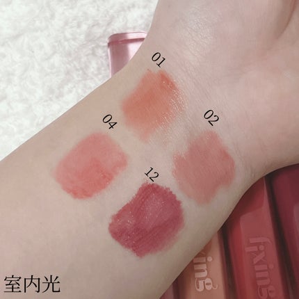 グロウ フィクシングティント チリングレッド/ETUDE/リップティントを使ったクチコミ(3枚目)