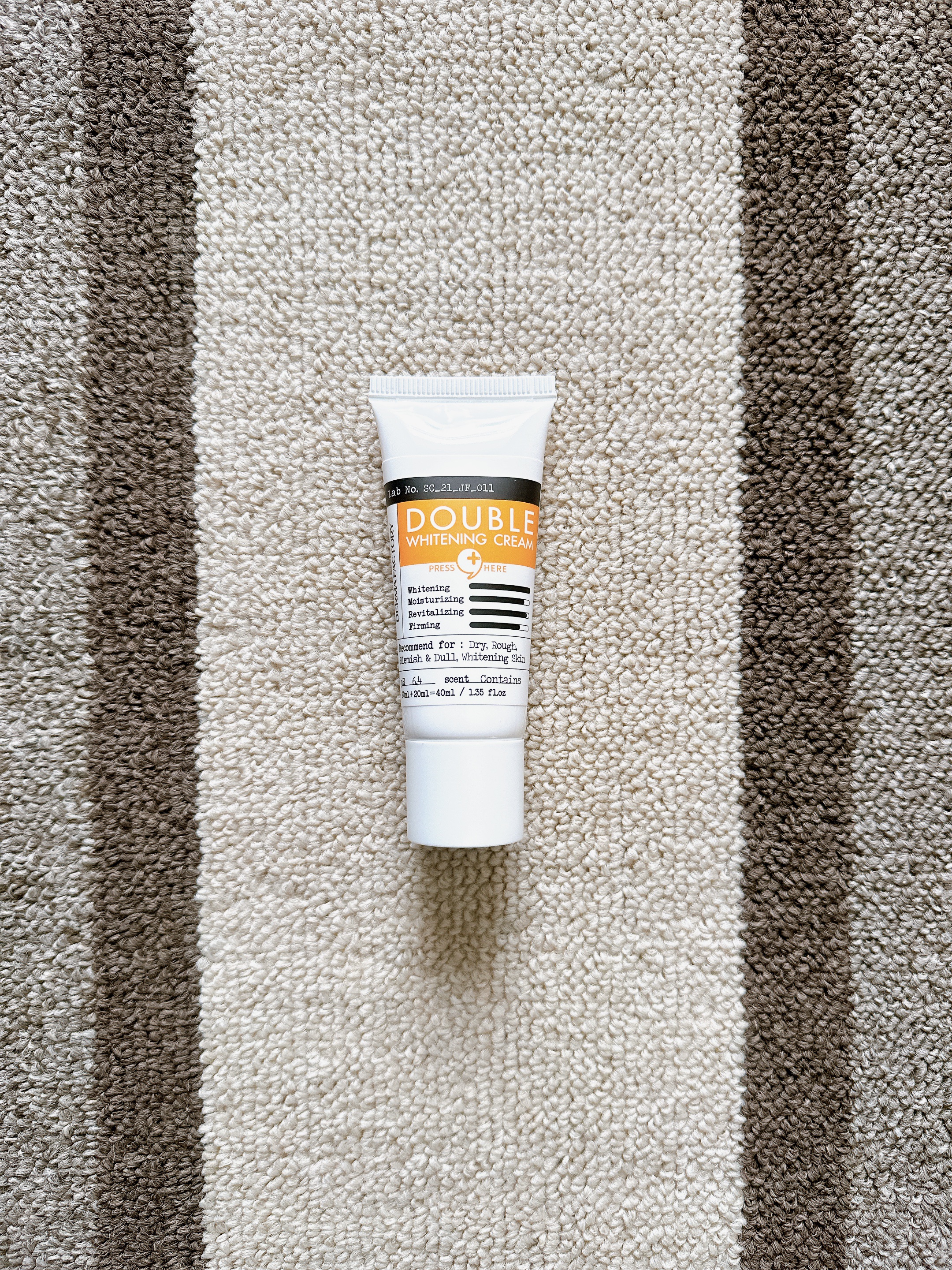 ダブルホワイトニングクリーム/DERMA FACTORY/フェイスクリームを使ったクチコミ（1枚目）