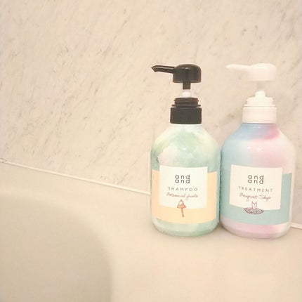 跳びまわる ブーケスキップの香り トリートメント/and and/洗い流すヘアトリートメントを使ったクチコミ(1枚目)
