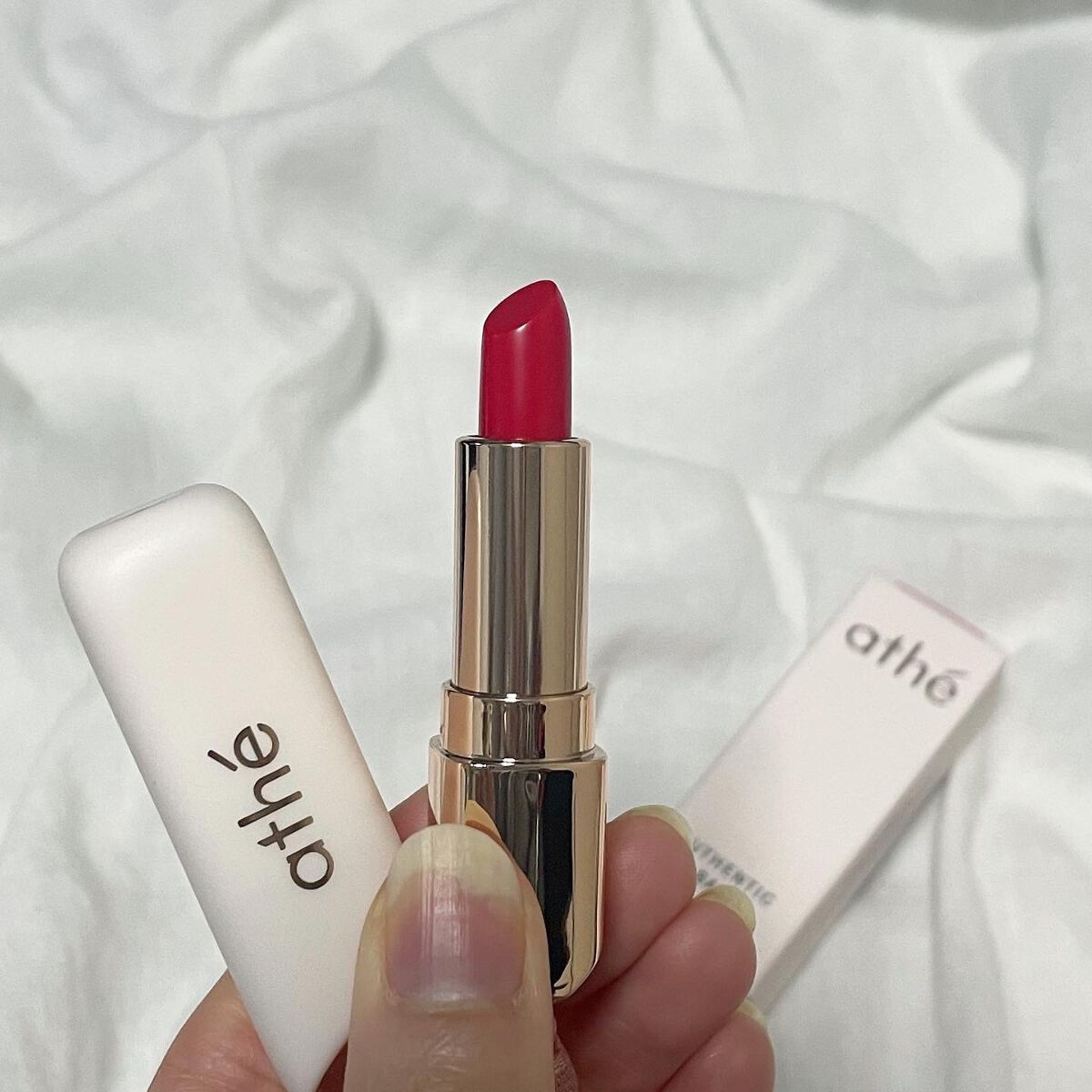 オーセンティック リップ バーム 10  ジョイフル/athé/口紅を使ったクチコミ（3枚目）