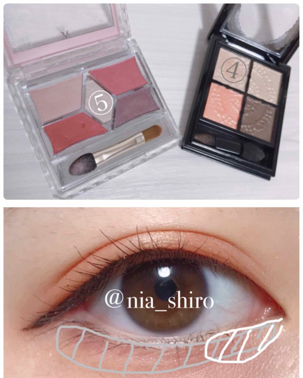 グロッシーリッチ アイズ/Visée/アイシャドウパレットを使ったクチコミ(3枚目)