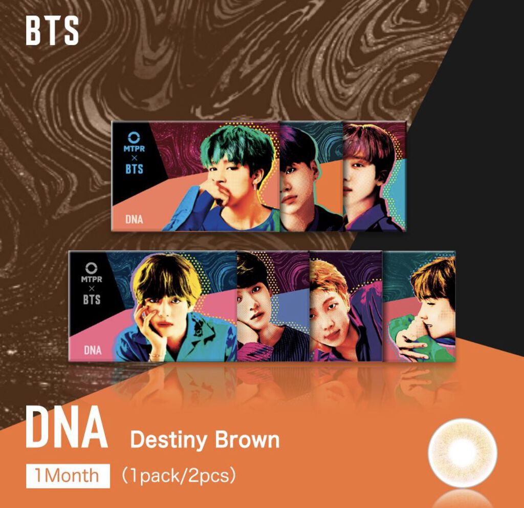 BTS DNA & IDOL Lens-1MONTH/MTPR/１ヶ月（１MONTH）カラコンを使ったクチコミ（3枚目）
