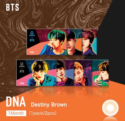 BTS DNA & IDOL Lens-1MONTH/MTPR/1ヶ月(1MONTH)カラコンを使ったクチコミ(3枚目)