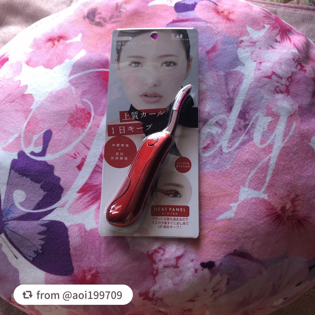 ホットアイラッシュカーラー/貝印/ホットビューラーを使ったクチコミ(1枚目)