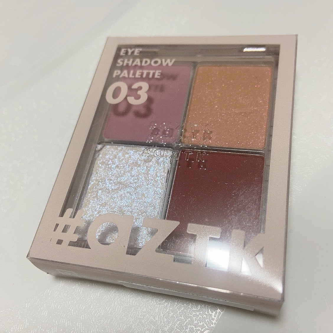 4色アイシャドウパレット/aZTK/アイシャドウパレットを使ったクチコミ(1枚目)