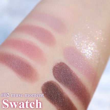 MDショールモーメント アイシャドウパレット/mude./アイシャドウパレットを使ったクチコミ(4枚目)