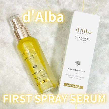ダルバ ホワイトトリュフファーストスプレーセラム/ダルバ/ミスト状化粧水を使ったクチコミ(1枚目)