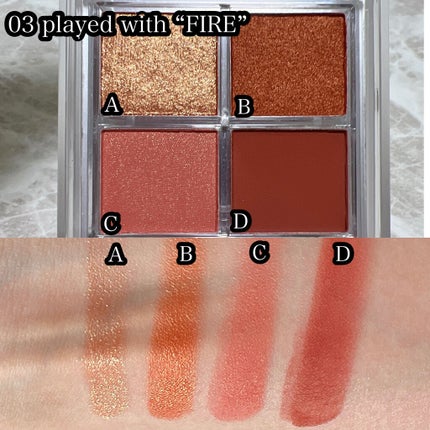 アイシャドウパレット/4U2/アイシャドウパレットを使ったクチコミ(4枚目)