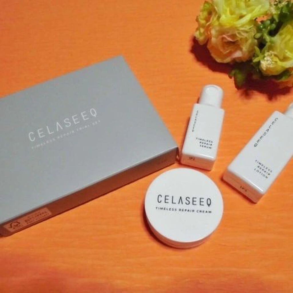 タイムレスリペア 未来肌おためしセット/CELASEEQ/スキンケアキットを使ったクチコミ（1枚目）