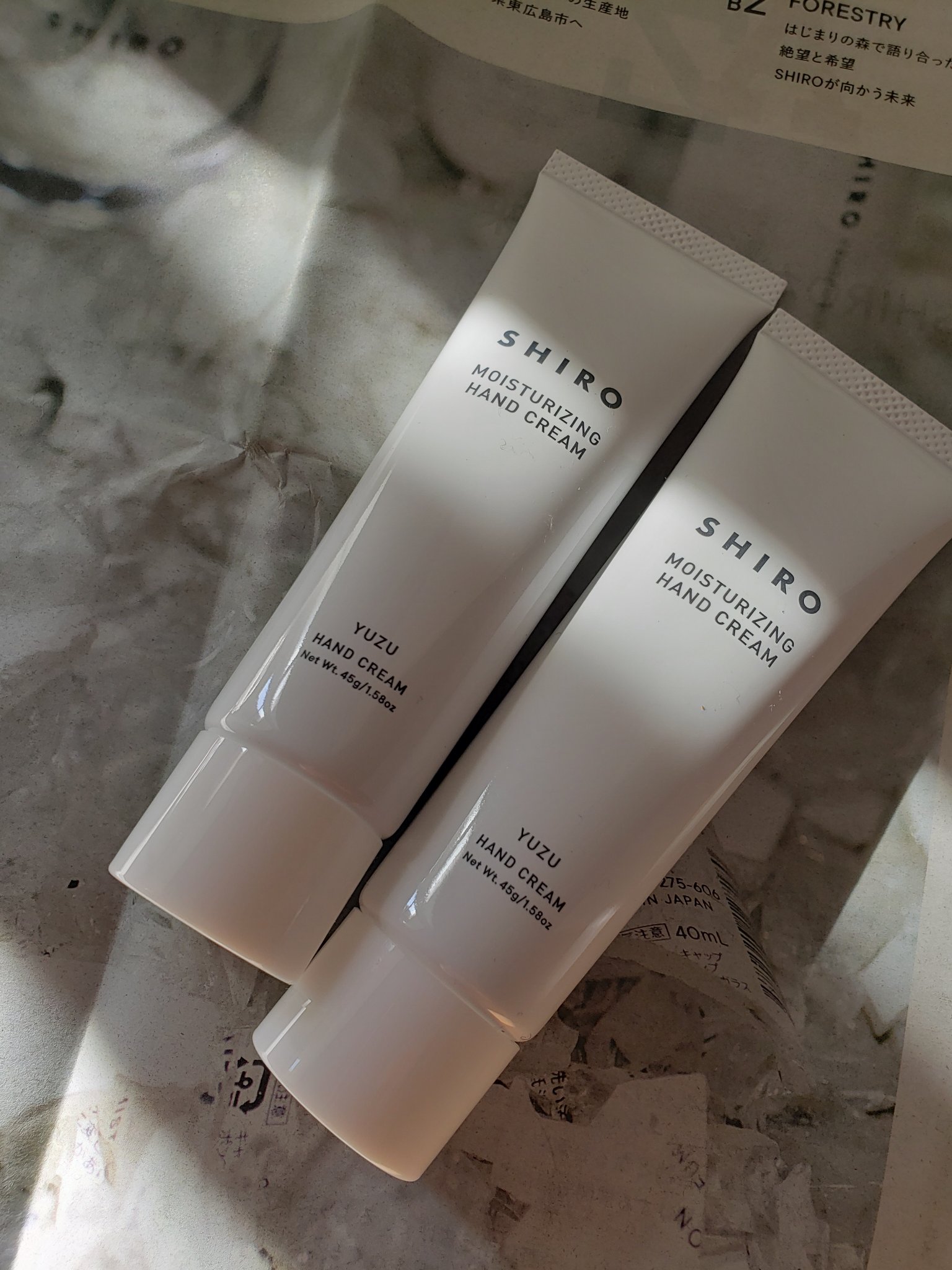 ゆずハンドクリーム 2023.12/SHIRO/ハンドクリームを使ったクチコミ（1枚目）