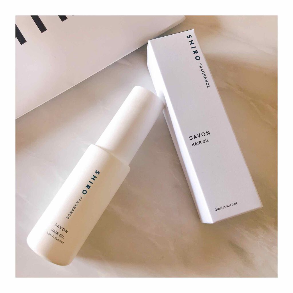 サボン ヘアオイル/SHIRO/ヘアオイルを使ったクチコミ（1枚目）