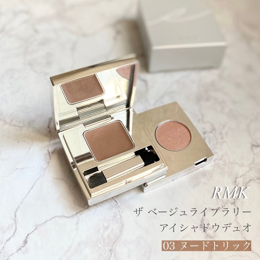 ザ ベージュライブラリー アイシャドウデュオ/RMK/ジェル・クリームアイシャドウを使ったクチコミ(1枚目)