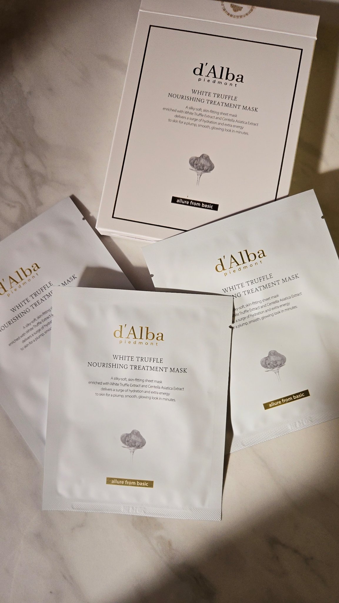 ホワイトトリュフナリシングトリートメントマスク/ダルバ/シートマスク・パックを使ったクチコミ（2枚目）