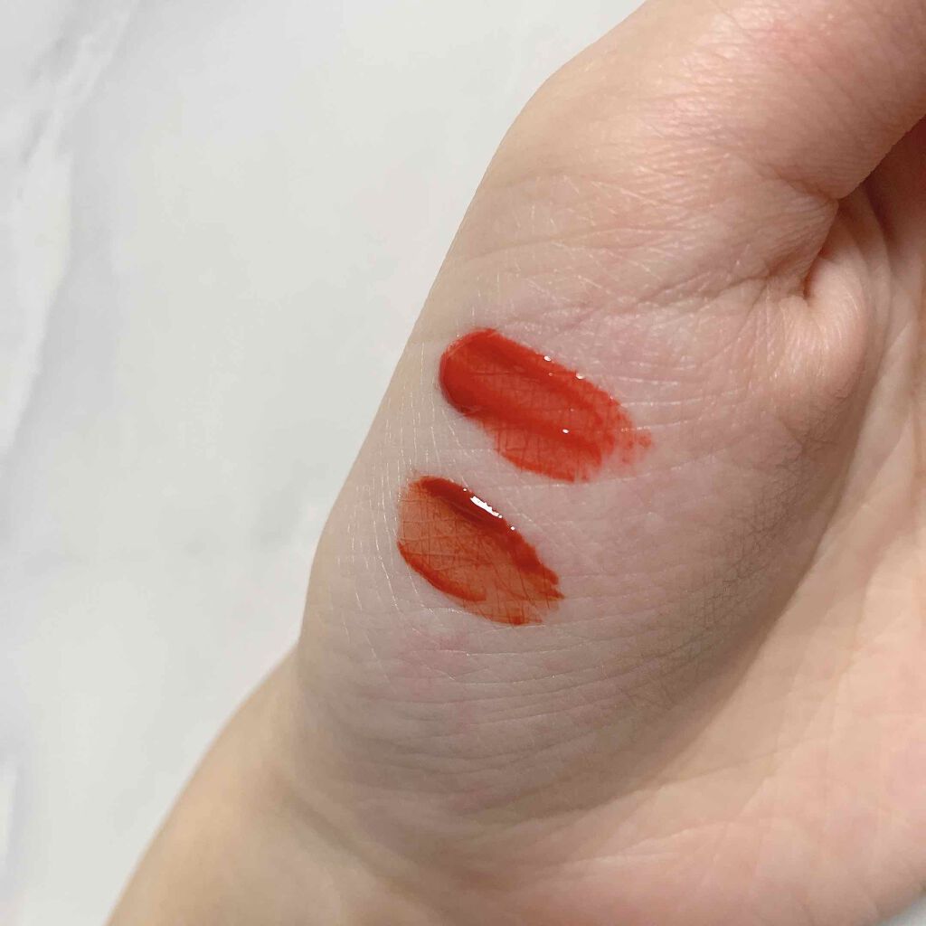 グラスティングウォーターティント/rom&nd/リップティントを使ったクチコミ(3枚目)