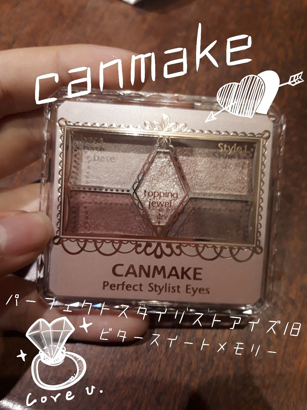 【旧品】パーフェクトスタイリストアイズ/キャンメイク/アイシャドウパレットを使ったクチコミ(1枚目)