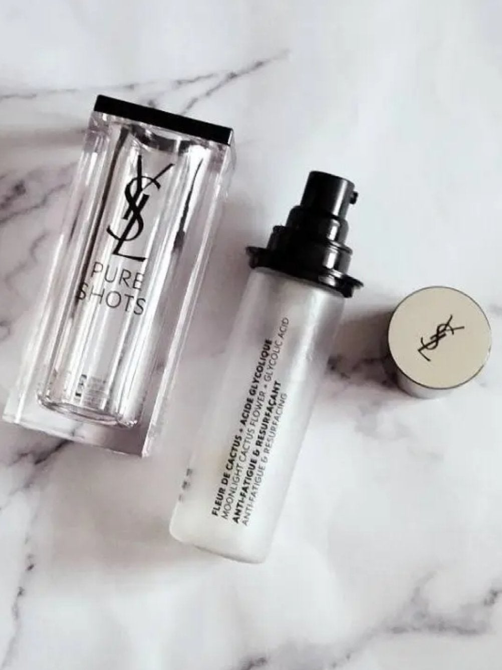 ピュアショット ナイト リチャージセラム/YVES SAINT LAURENT BEAUTE/美容液を使ったクチコミ(2枚目)