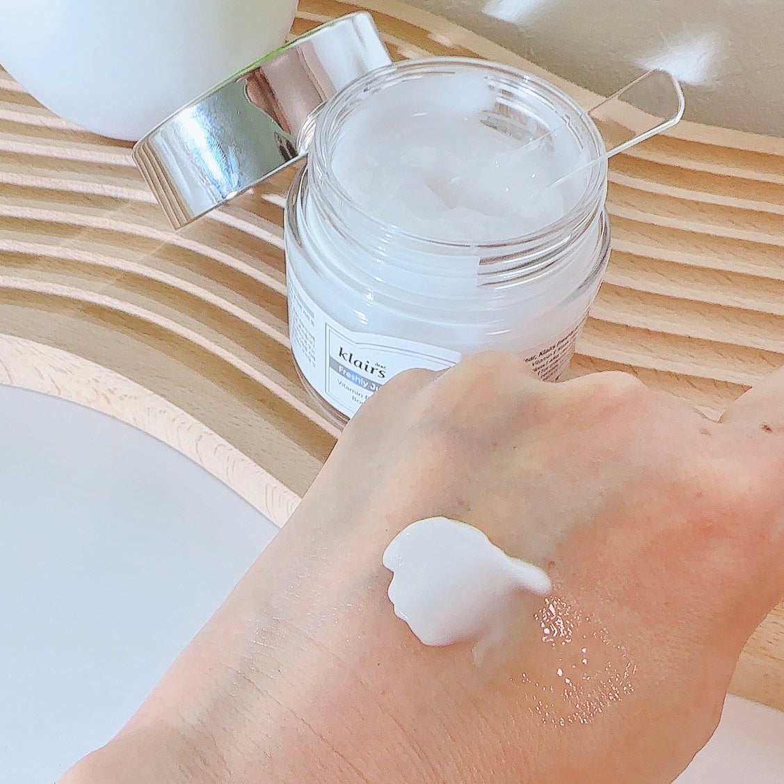 フレッシュリージュースドビタミンEマスク(90g)/Klairs/フェイスクリームを使ったクチコミ(3枚目)