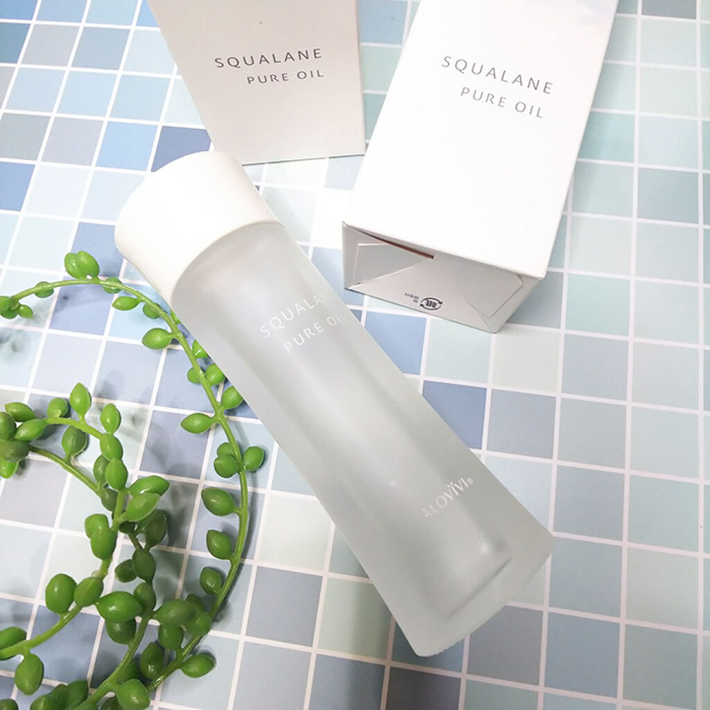 スクワランピュアオイル/アロヴィヴィ/フェイスオイルを使ったクチコミ（3枚目）