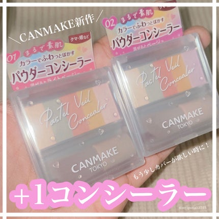 パステルヴェールコンシーラー/キャンメイク/パレットコンシーラーを使ったクチコミ(1枚目)