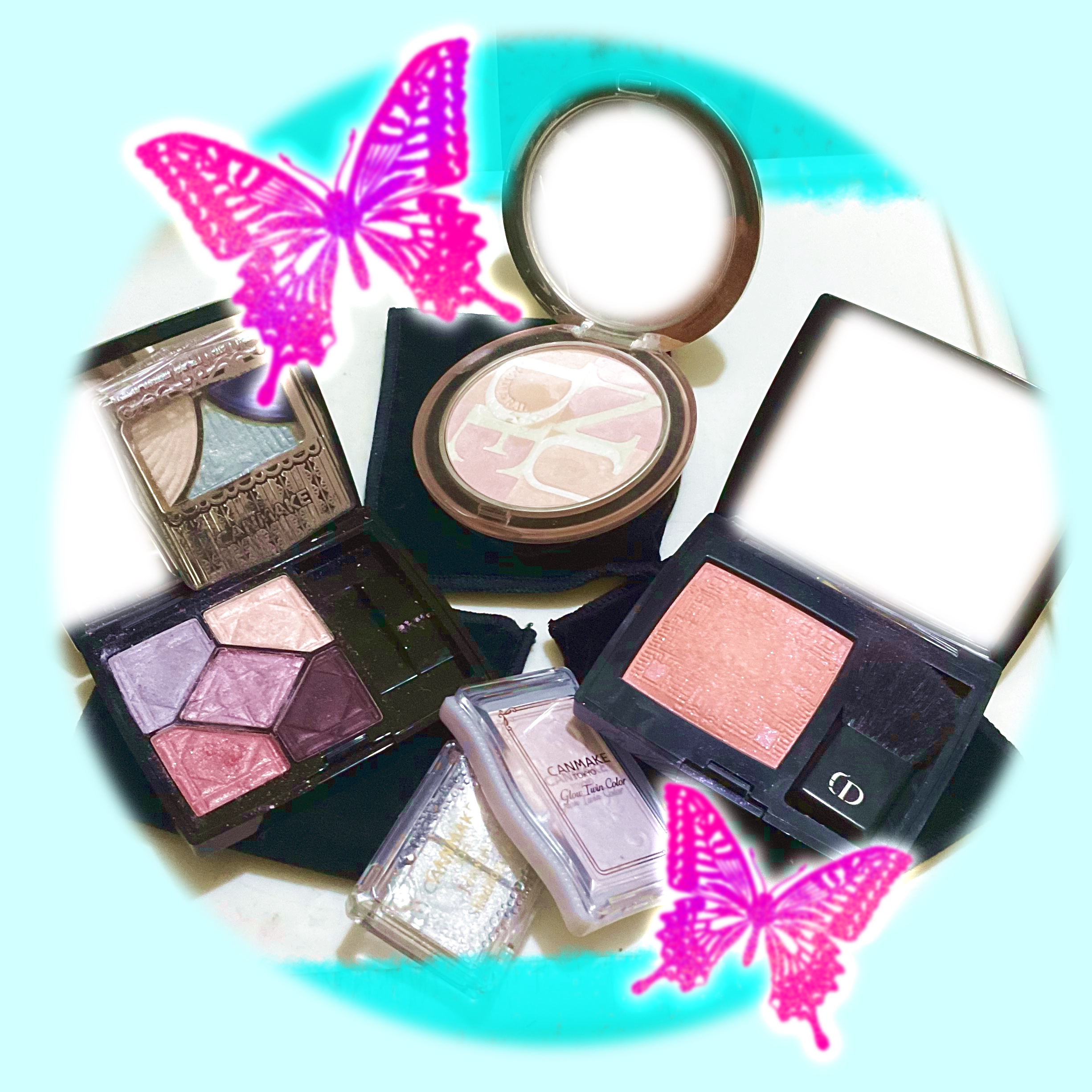 グロウツインカラー/キャンメイク/アイシャドウパレットを使ったクチコミ（1枚目）