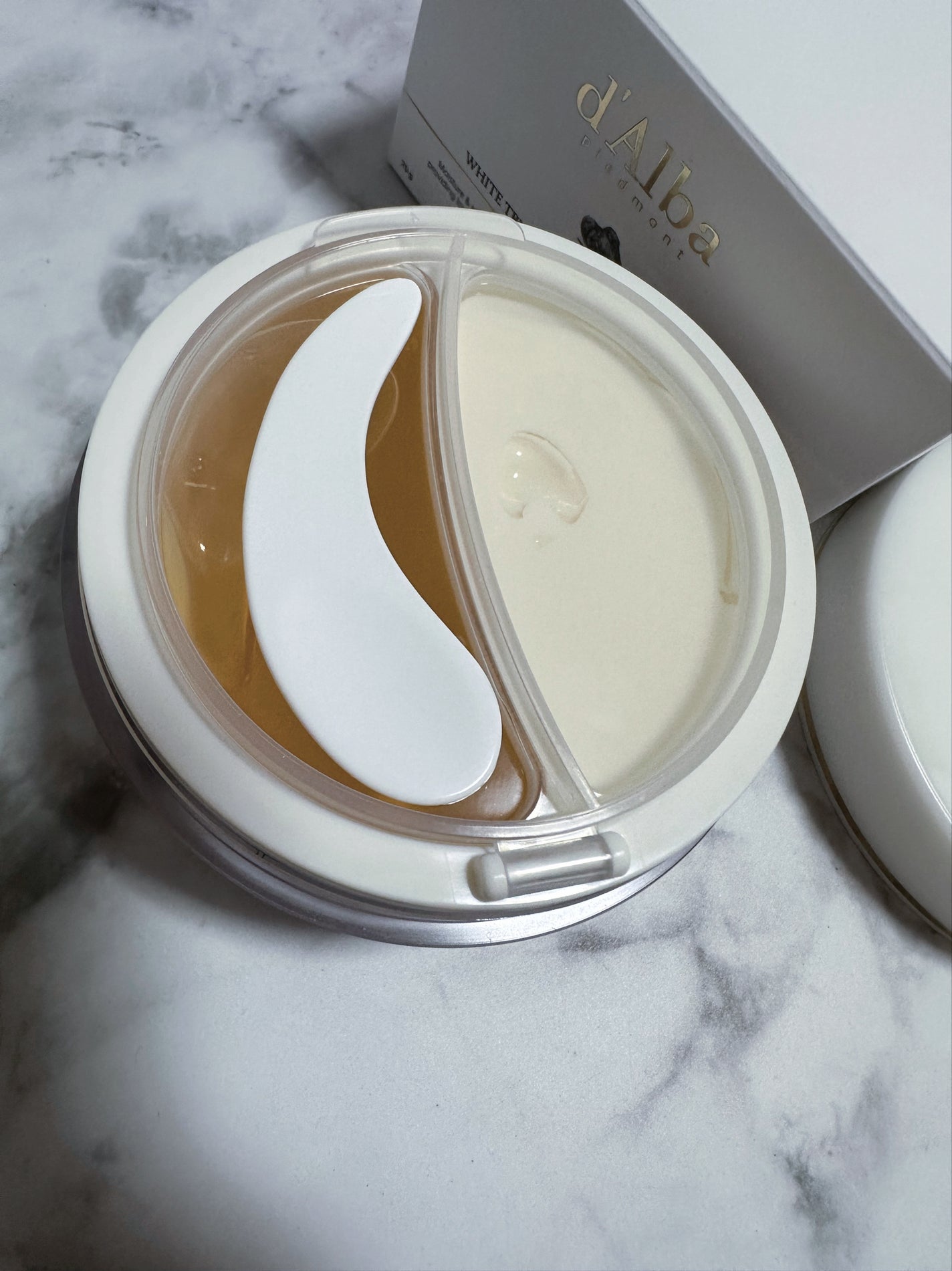 ホワイトトリュフダブルセラムアンドクリーム/ダルバ/フェイスクリームを使ったクチコミ(2枚目)