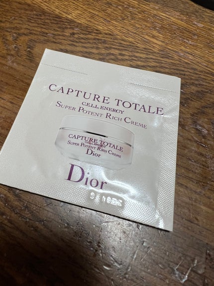 Dior カプチュール トータル セル ENGY リッチクリーム 試してみた】Dior カプチュール トータル セル ENGY リッチ
